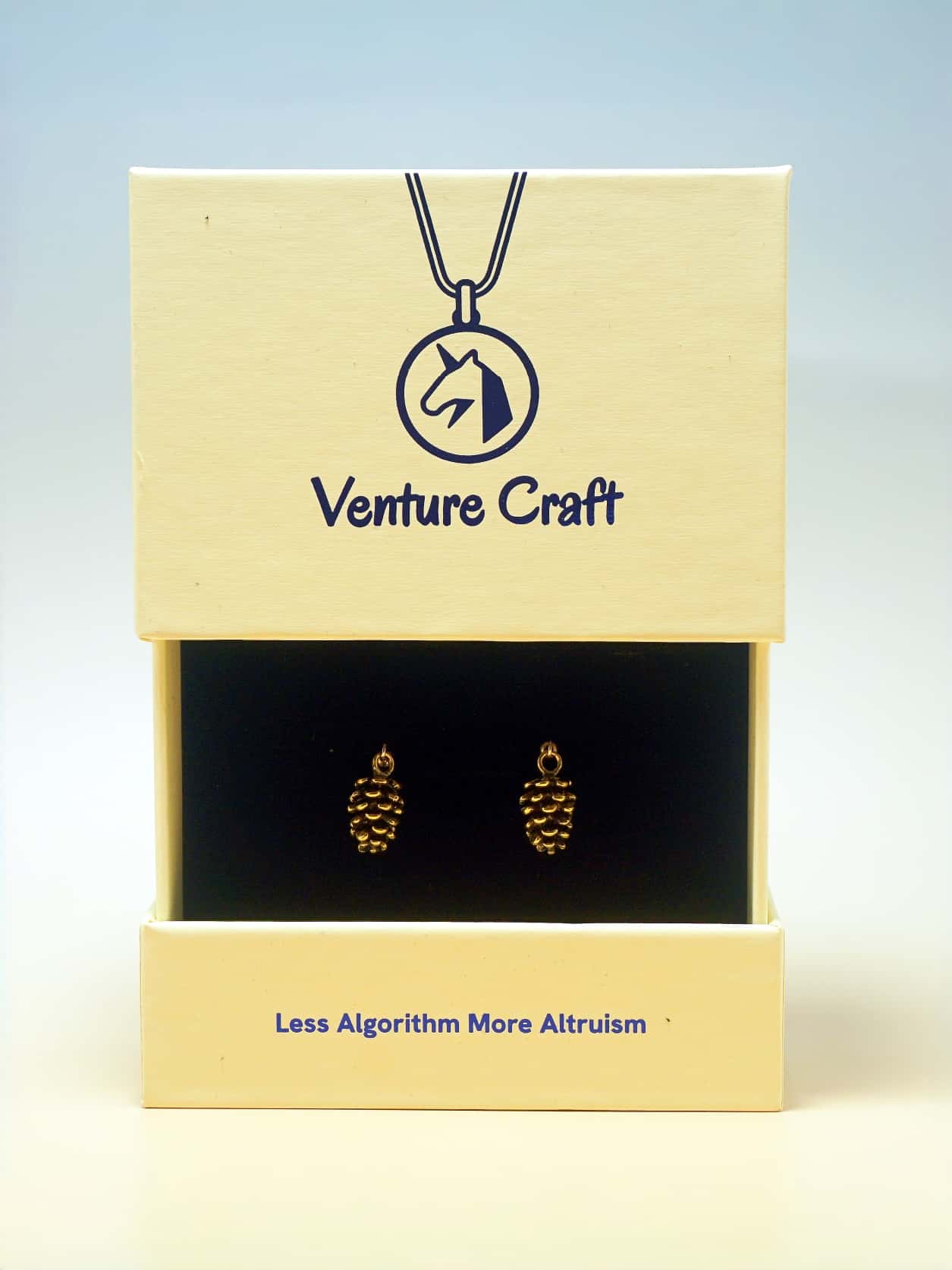 Nature-Inspired Pinecone Earrings