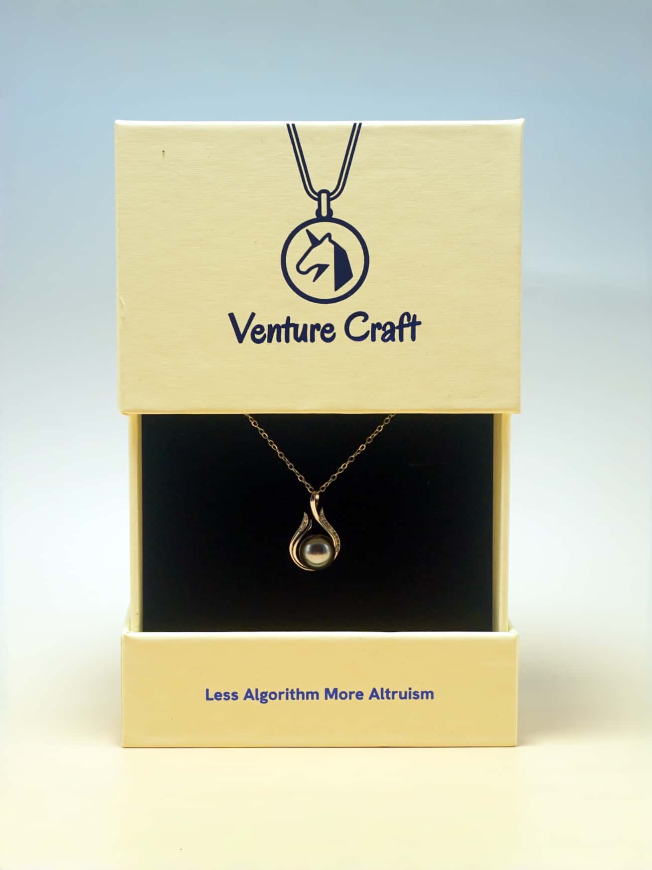 Matte Gray Shell Pearl Neckalace