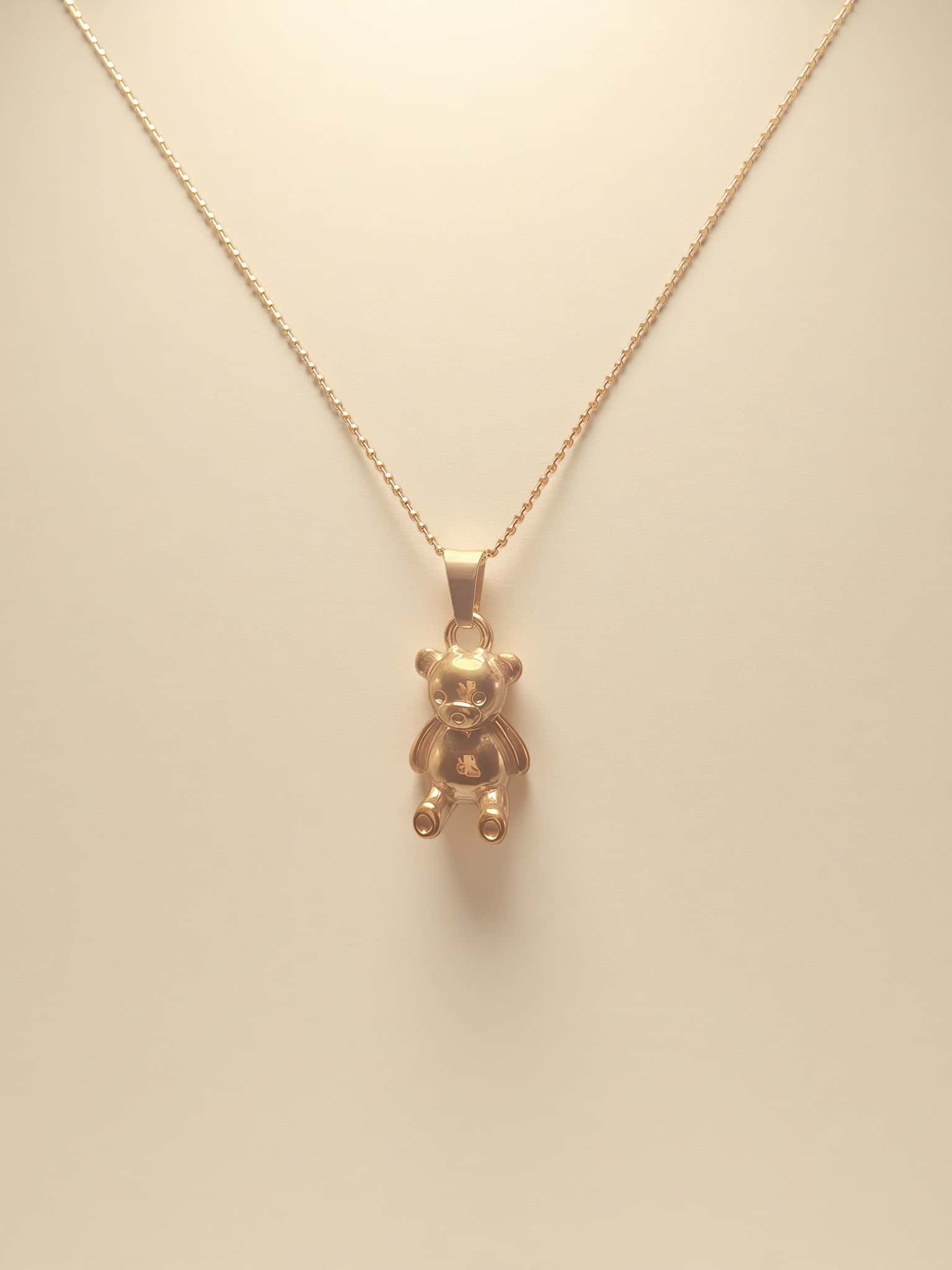 The Golden Teddy | 18K Gold Plated Nostalgia Bear Necklace