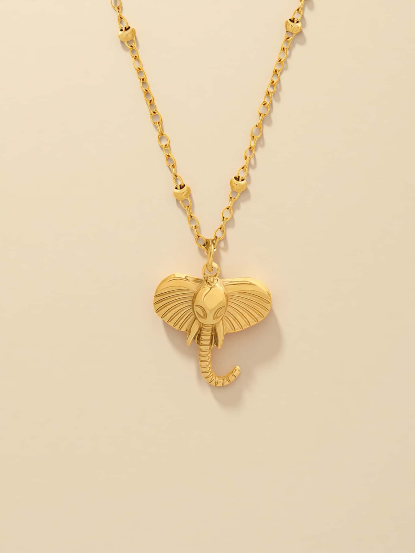 Majestic Elephant Totem Necklace - 18K Gold Plated Series