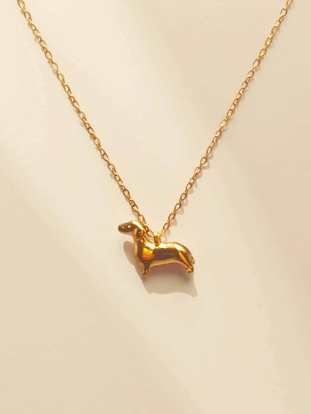 The Spirited Dachshund Pendant Necklace