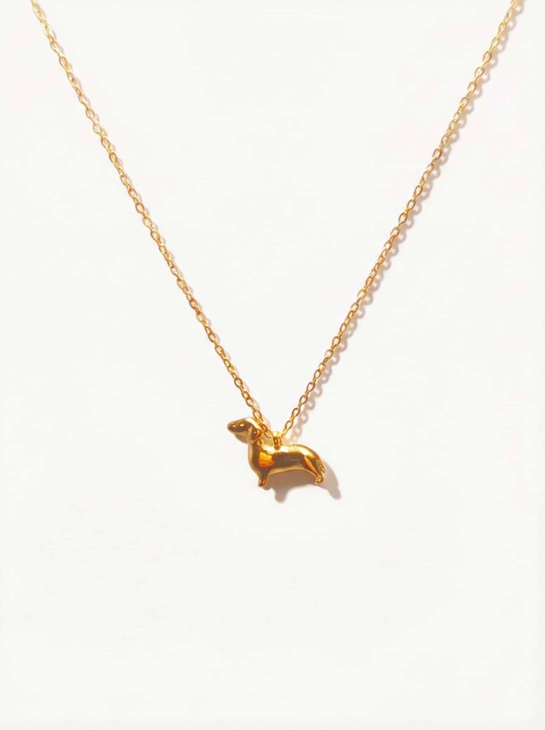 The Spirited Dachshund Pendant Necklace