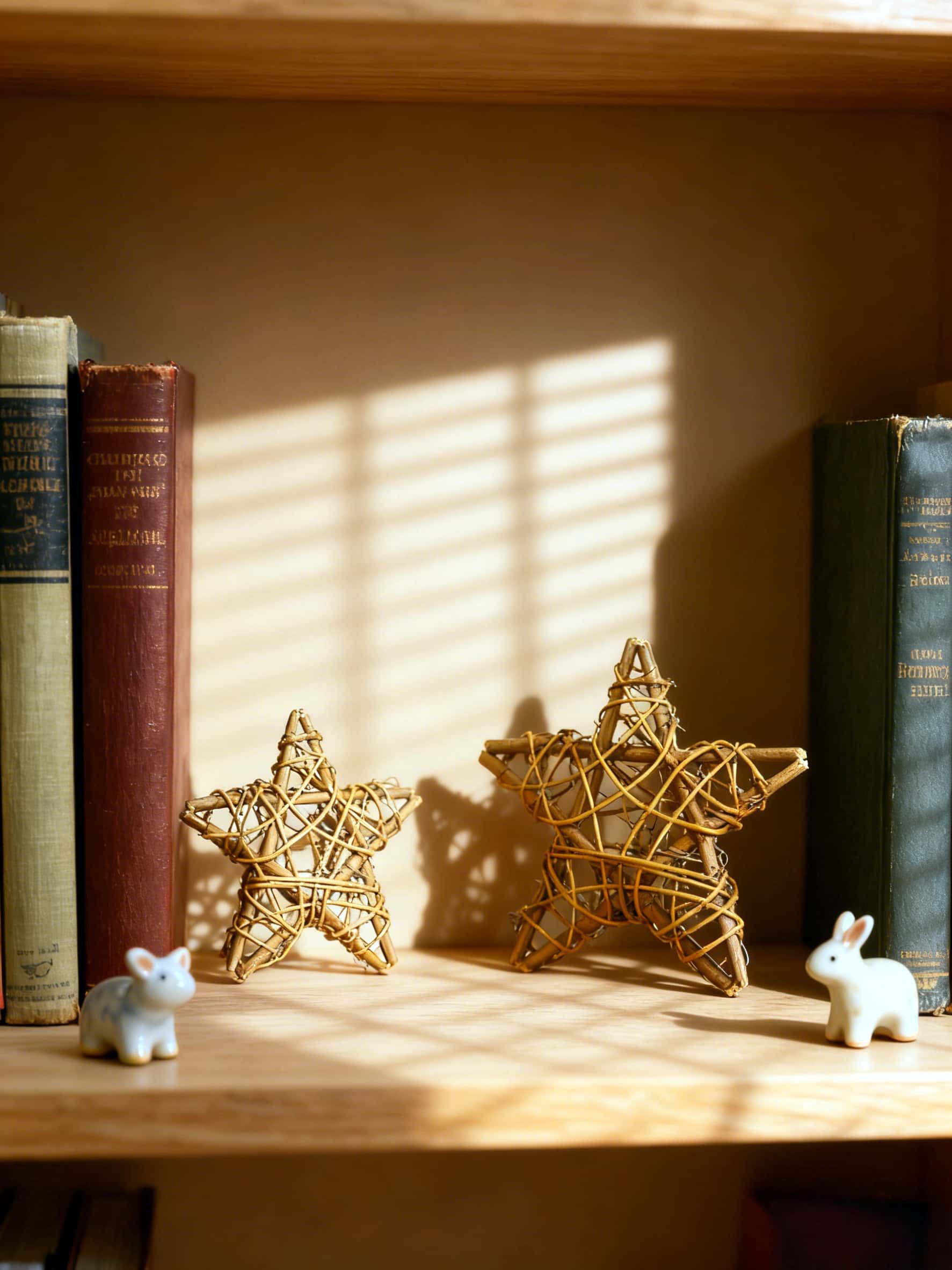 Handmade Woven Star Decor Set