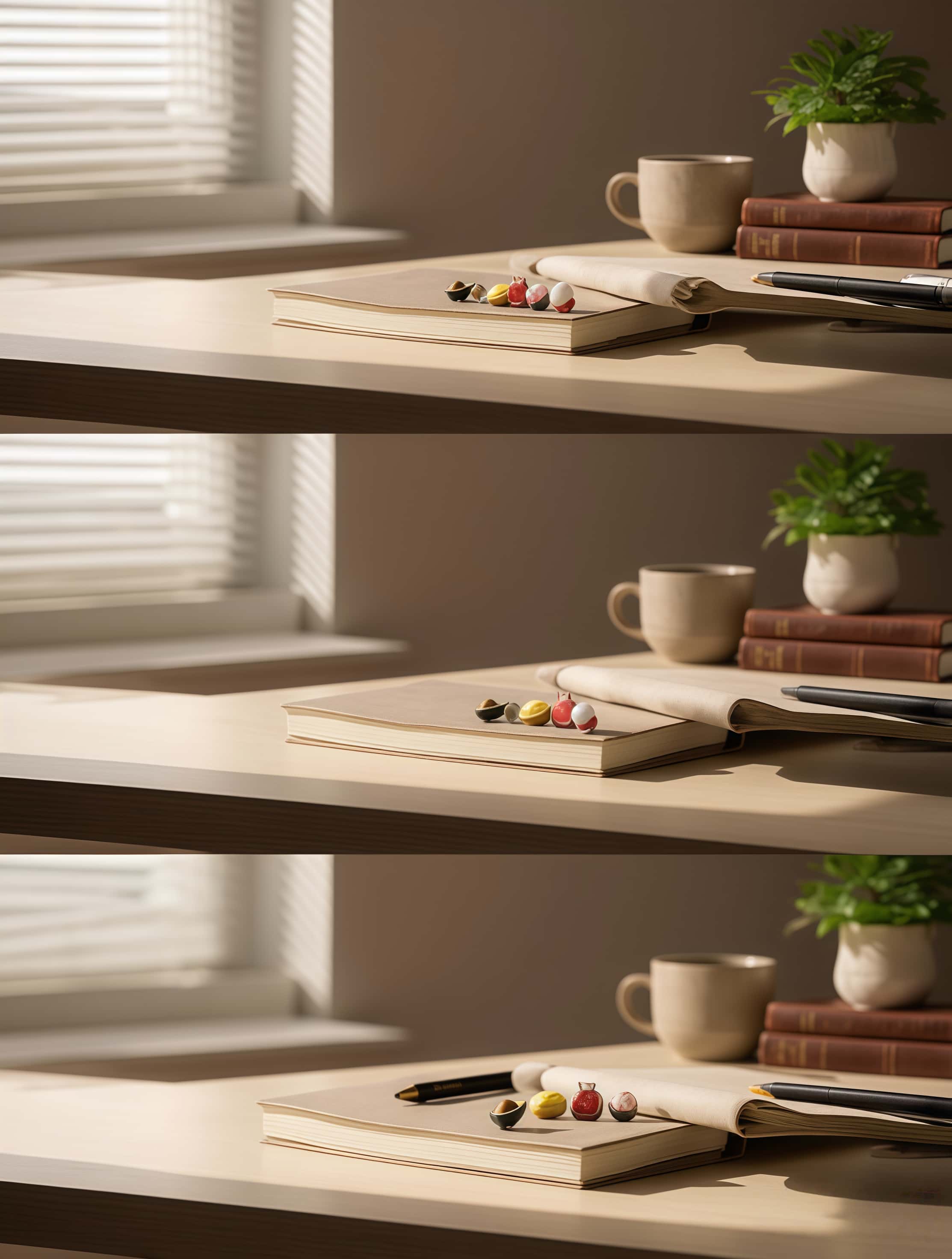 Hand-Painted Miniature Fruit Ornaments