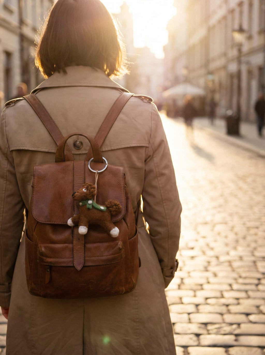 Artisanal Wool Felt Dog Ornament