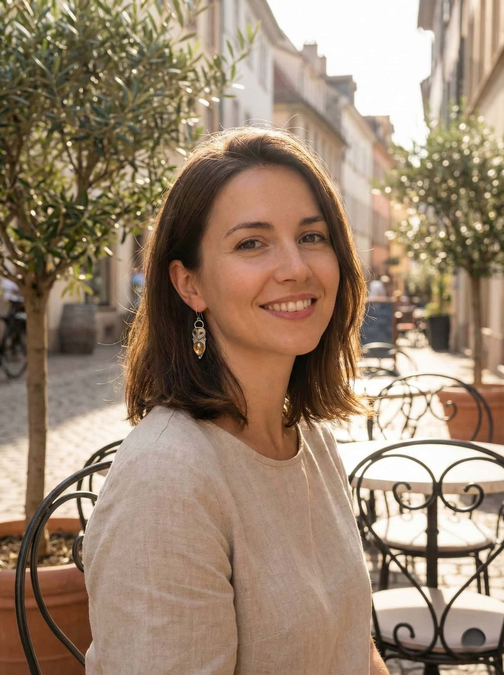Mystic Barn Owl & Amber Teardrop Statement Earrings
