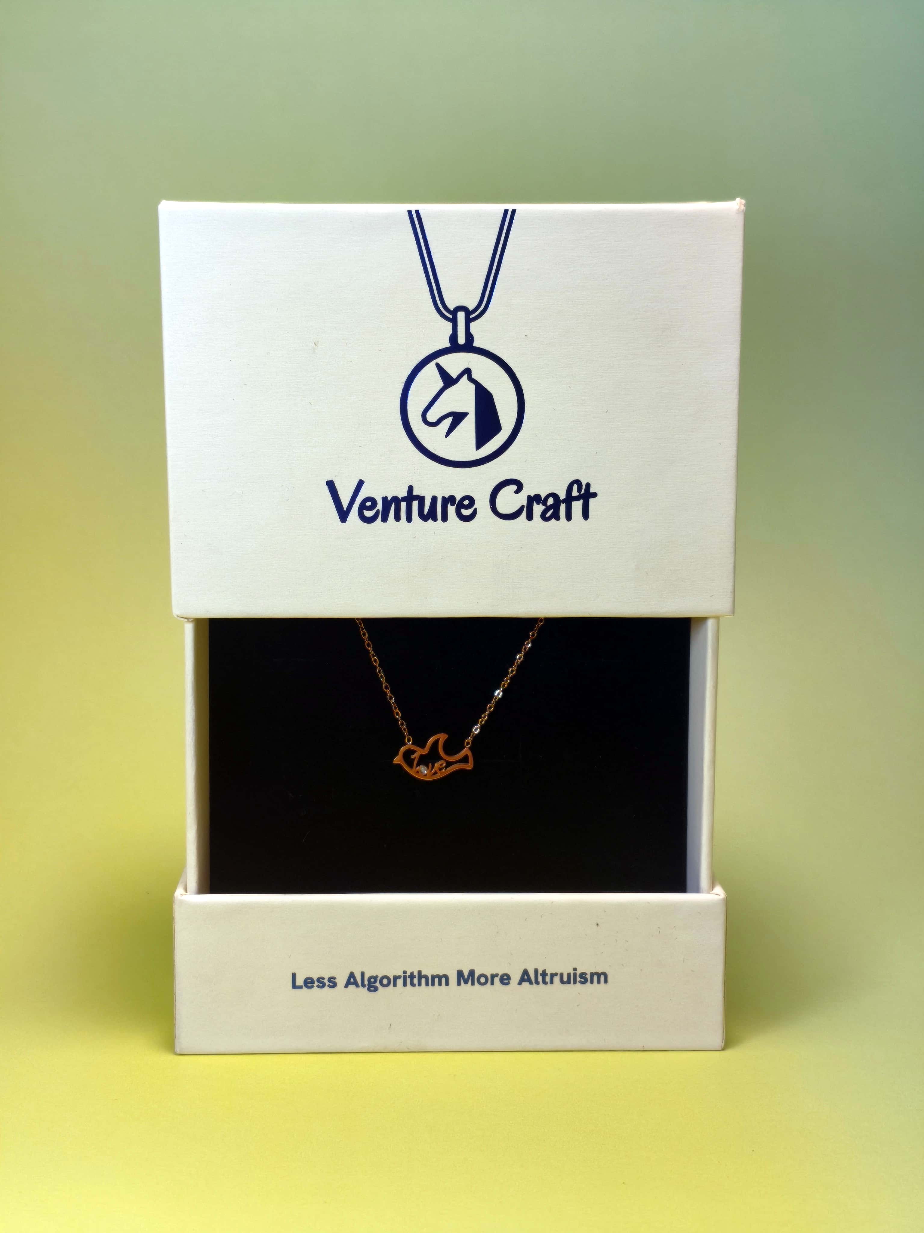 The "Soaring Love" Dove Pendant | Real Diamond & Stainless Steel Edition