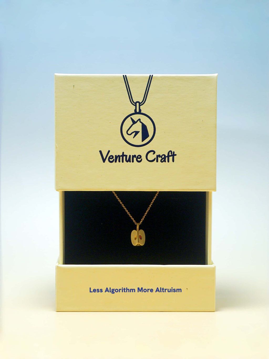 Gold-Toned Apple Necklace