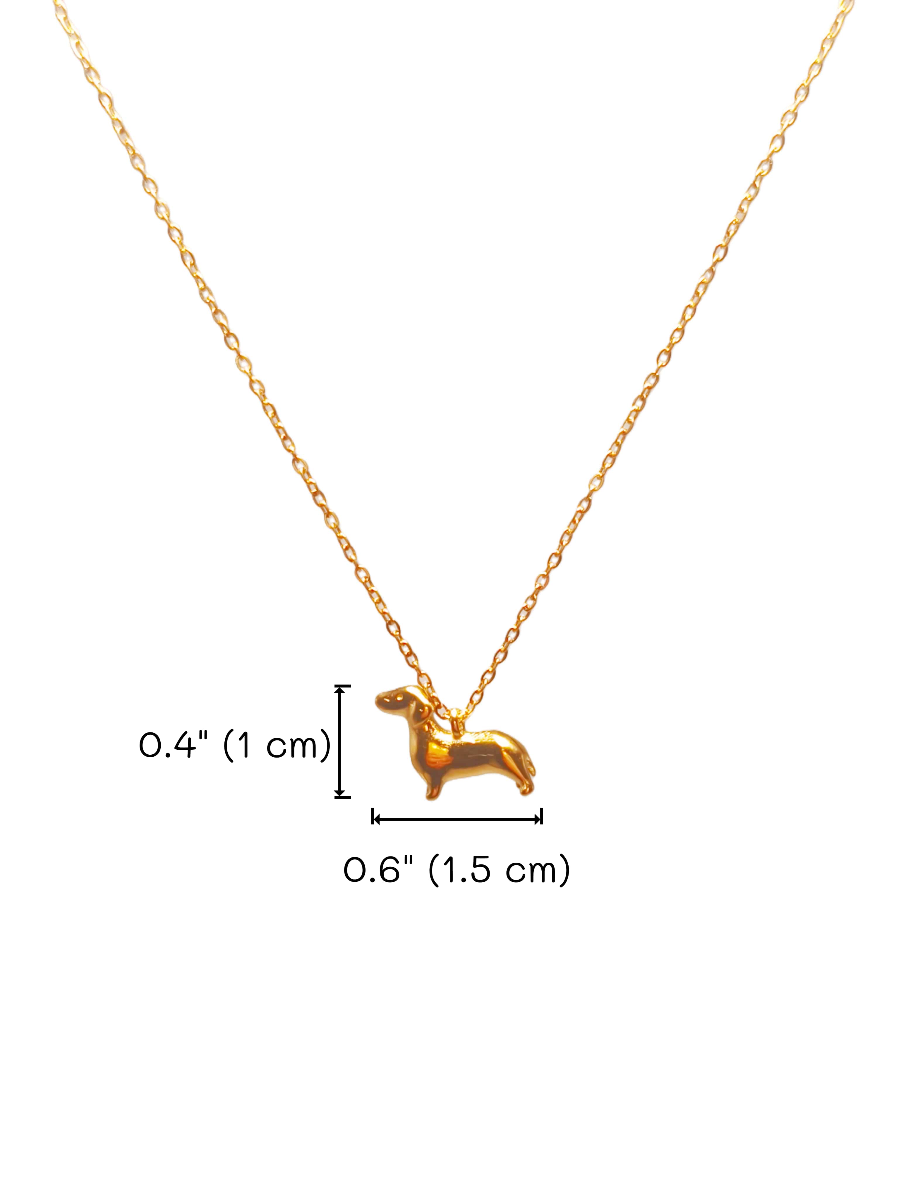 The Spirited Dachshund Pendant Necklace