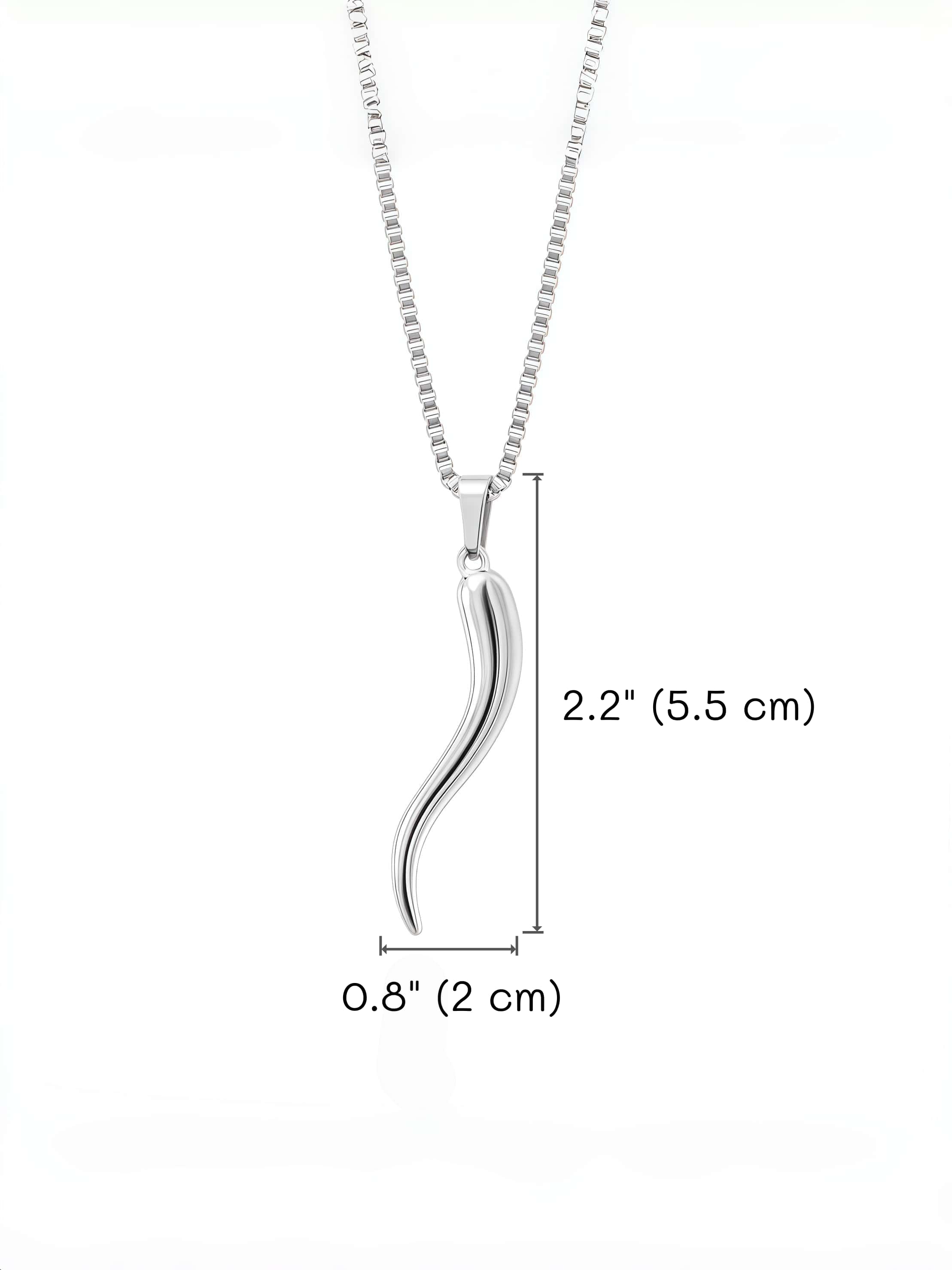 Modern Mini Cornicello Necklace